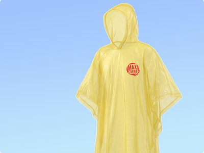 Bedrukbare poncho&rsquo;s voor festivals en events (vanaf 100 stuks)&nbsp;wegwerp poncho